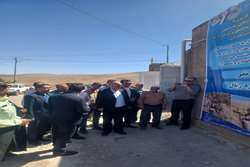 بهره برداری از پروژه آبرسانی به روستای باداملق شهرستان شیروان در هفته دولت