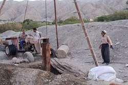 عملیات حفاری و تجهیز چاه آب روستای تازه‌یاب سملقان/پایداری آب شرب یکهزار روستانشین خراسان شمالی