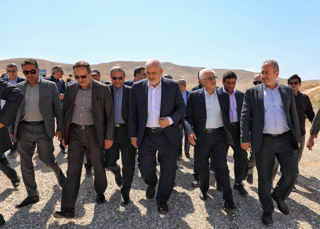 بازدید-وزیر-نیرو-از-پروژه-آبرسانی-پلنگ‌دره-به-شهر-بجنورد